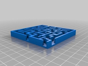 lexi 1 my customized maze 2d art 3d print model - Mito3D
