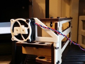 printrbot simple extruder 40mm fan 3d printer accessories 1405 3d print model - Mito3D