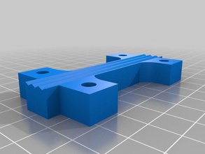 apoyo a la plantilla de prueba compresión máquina herramientas cupón muestra en el experimento carga ciencia los materiales 3d print model - Mito3D