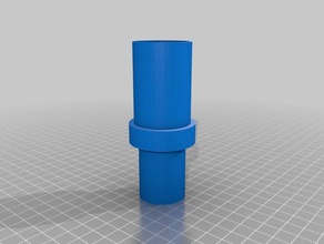 hoover vacuum hose 125in attachment adapter replacement parts 3d print model - Mito3D