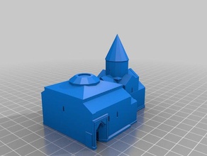 st astvacacin Kilisesi binalar yapılar 3d print model - Mito3D