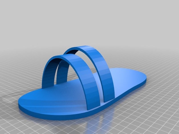 left sandal 75 fashion customized 3D print model - Mito3D