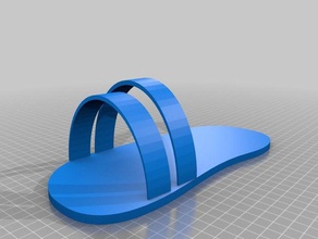 right sandal 75 fashion customized 3d print model - Mito3D