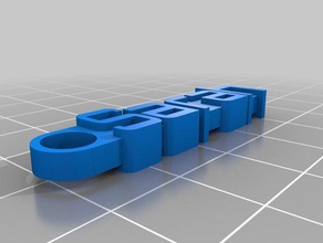 hi sarah organization customized 3d print model - Mito3D