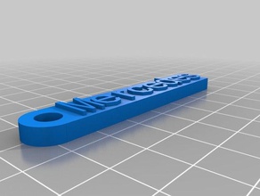 mercedes llavero organização personalizado 3d print model - Mito3D