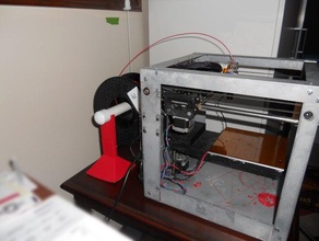 spool support pole 3d printer accessories filament holder 3d print model - Mito3D