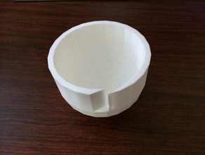 shaving bowl bathroom soap 3d print model - Mito3D