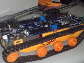 remplacement des châssis dfrobotshop rover robot la robotique 3d print model - Mito3D