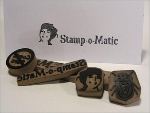 timbre-o-matic des signes les logos customizer encre 3d print model - Mito3D