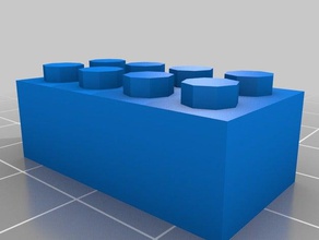lego 4x2 Bau - Spielzeug angepasst 3d print model - Mito3D