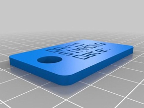 energy control tag organization customized 3d print model - Mito3D