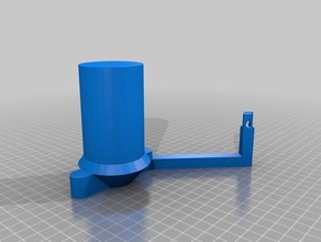 maßgeschneiderte printrbot spool-Halter, 25 mm Durchmesser 80 Höhe 3d Drucker Zubehör 3d print model - Mito3D