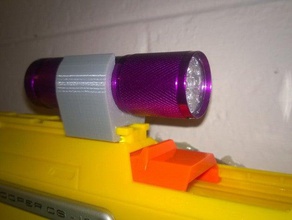 nerf ferroviario accessorio supporto di luce giocattolo gioco accessori tattico torcia 3d print model - Mito3D