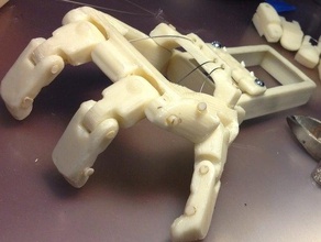 ody main rp 10a prothèse de plate-forme recherche personnes d'assistance activer mech-fr mechen robohand 3d print model - Mito3D