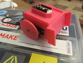 druckbare sumo-bot jr-kit in der Robotik arduino pinoccio Fußball sumobot 3d print model - Mito3D