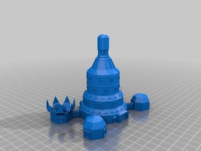 base sur mars des bâtiments les structures défi makerbotmars 3d print model - Mito3D