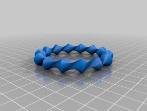 twisted tore bracelet d'autres 3d blender bijoux 3d print model - Mito3D