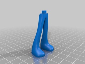 pinky estilo de la pierna los juguetes juegos 3d print model - Mito3D