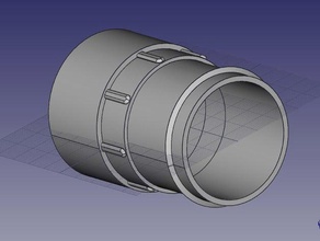 sears artigiano shopvac estremità del tubo parti accoppiatore 3d print model - Mito3D