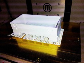 caja de gel electroforesis biología experimento 3d print model - Mito3D