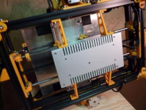 mendelmax power supply mounting brackets 3d printer parts 3d print model - Mito3D