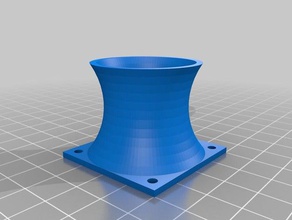 nuclear cooling tower 40 mm fan cover 3d printer accessories 40mm 3d print model - Mito3D