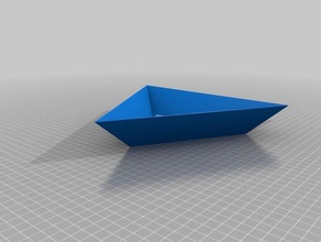 triangolare vassoio strumento i titolari caselle personalizzato 3d print model - Mito3D