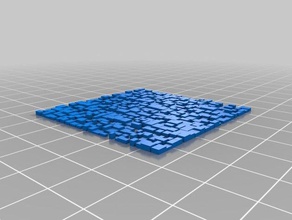 square greeble math art customized 3d print model - Mito3D