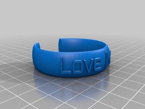 my customized ellipse maya band bracelets 3d print model - Mito3D
