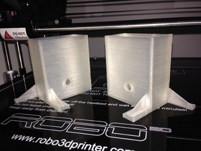 makara tutucu braketi üstsüz robo3d yazıcı parçalar 3 robo 3d 3d print model - Mito3D