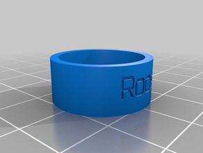 roos ring size 9 anelli personalizzato 3d print model - Mito3D