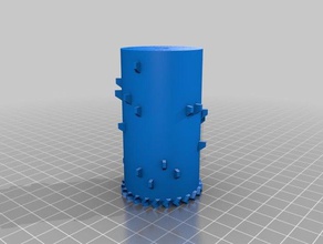 090614 proto bday cylinder mechanical toys customized 3d print model - Mito3D