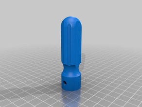 6mm drill bit holder hand tools customized 3d print model - Mito3D