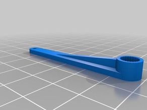 meine angepassten parametric servo-Arme 1x 50mm r c Fahrzeuge kundengebundene 3d print model - Mito3D