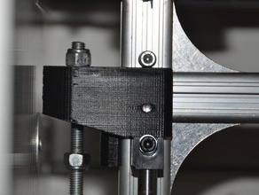 Achse Halter 3drag k8200-Objekt Kugel zu ermitteln Drucker Teile velleman k8200 wobble wobblwe z-wobble 3d print model - Mito3D