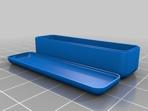 my customized box lid possibly rounded corners organization 3d print model - Mito3D