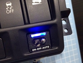 adicional de la caja del interruptor subaru legacy automoción electricidad 3d print model - Mito3D