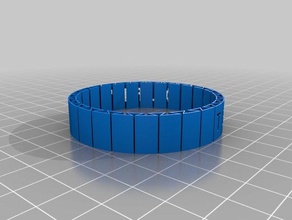 te amo nora pulseiras personalizado 3d print model - Mito3D