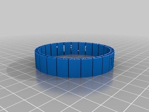 il mio flessibili su misura nome braccialetto bracciali 3d print model - Mito3D