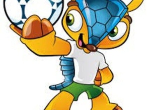 fuleco mascote da copa do mundo modelos De 2014 bola brasil a fifa de pé futebol 3d print model - Mito3D