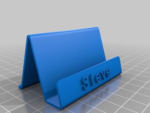 il mio personalizzate business card holder contenitori 3d print model - Mito3D