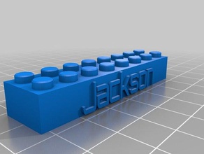 jack blocco costruzione i giocattoli personalizzato 3d print model - Mito3D