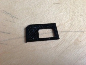 nano mini sım adaptörü 3d baskı pla kartı yararlı 3d print model - Mito3D