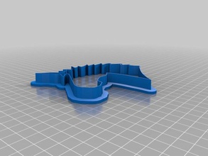 unicorn cookie cutter kitchen dining household openscad 3d print model - Mito3D