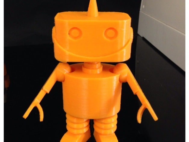 robo Roboter Modell 3D print model - Mito3D