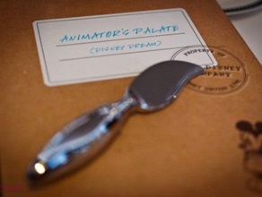 disney animators palate restaurant paintbrush butter knife kitchen dining cruise 3d print model - Mito3D