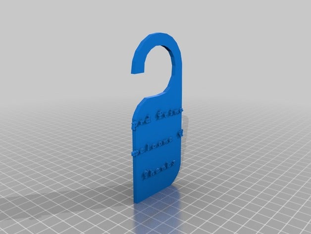 meine angepasste Tür-tag-4 prd prime Haushalt 3D print model - Mito3D