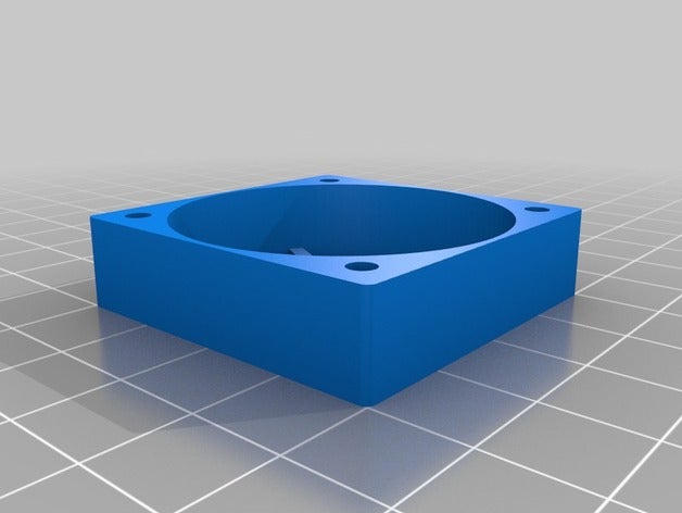40mm fan de l'espace réservé 3d l'impression les tests maquette 3D print model - Mito3D