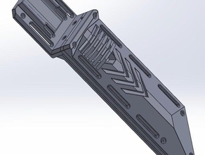 custom knife sheath sport outdoors scabbard 3d print model - Mito3D