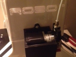 robo3d bowden extremo frío refrigeración activa soporte del motor de la impresora extrusoras extrusora mod 3d print model - Mito3D